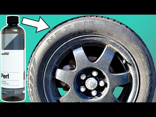 CarPro PERL: Simply The Best Tire Dressing? Application, Finish