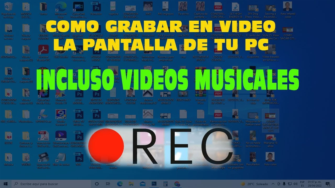 Como Grabar En Video La Pantalla De Tu Pc Incluso Videos Musicales Usando Mezcla Estereo Youtube 2734