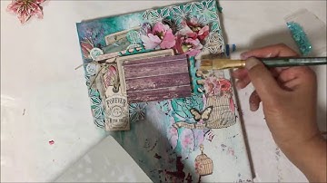 2crafty chipboard - Scrapbooking Canvas with Kripa Koushik