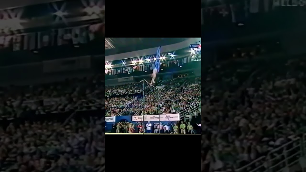 Aljaž Pegan (SLO) 2005 World Champion on High Bar #gymnasticflips