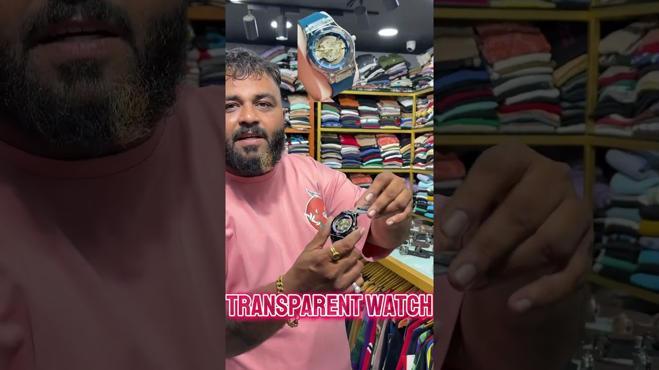 Original Transparent  watch ₹150/- 