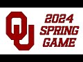 Oklahoma sooners 2024 spring game full broadcast  2024 college football replays  720p