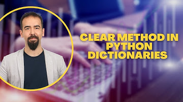 #82 Clear Method with Dictionaries in Python – Empty a Dictionary Easily!