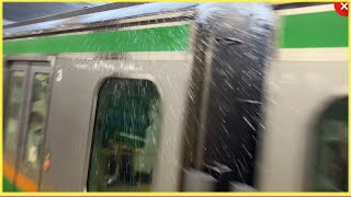 【雨風注意⚠️】JR東日本 大崎駅の現在（2022/08/13 12時前）の状況です。