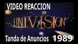 Video Reaction: Univision (August 1989) Part 01