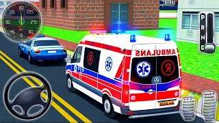 Ambulance Rescue Van Drive 3D Simulator - Emergency City Transport Driver - Android GamePlay screenshot 3