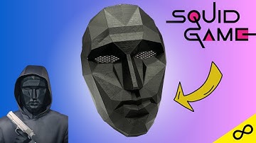 Easy Squid game front man mask making @hekreations