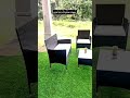 Balkoni kosong bila ada set sofa rattan ni terus rasa macam sewa chalet resort atau hotel terkemuka.