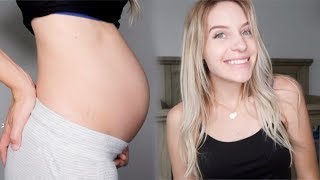 18 WEEKS PREGNANT VLOG! | Feeling kicks, Blood work results + Belly Shot | Third Baby | Lauren Self