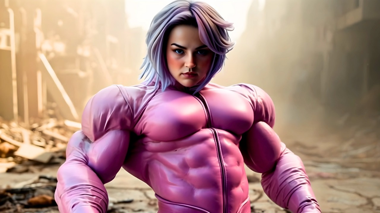 Iris’s Muscle Gain Journey — The Most Muscular Superhero