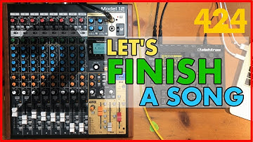 TASCAM MODEL 12 RECORDING: Multitrack Recording a Song (Pt. 2) | 424recording.com