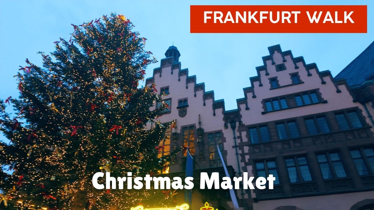 [4K]  Frankfurt’s Christmas Wonderland | Lights, Glühwein & Festive Mood