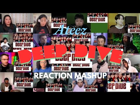 ATEEZ (μμ΄ν°μ¦) - 'Deep Dive' Color coded lyrics REACTION MASHUP