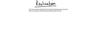 Accounting Principles - Realisation Wealth