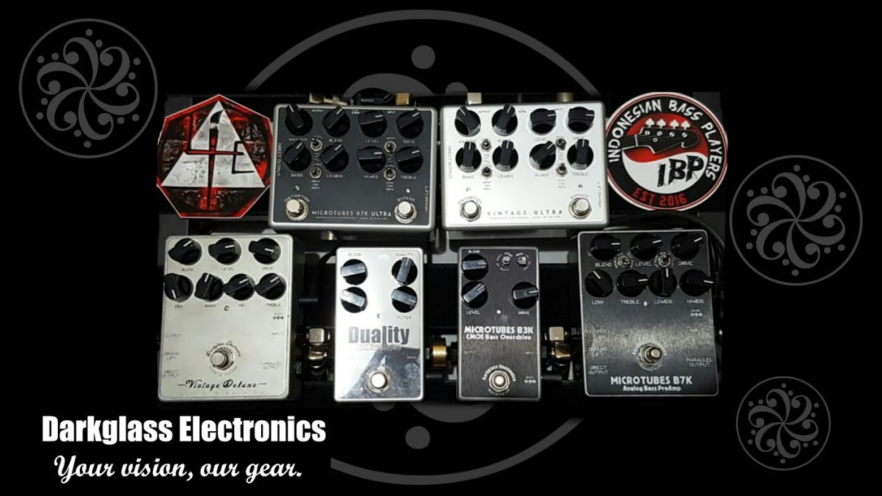 6 Darkglass Pedals in 6 Different Strings (Bass Track Only)