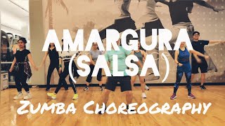 Amargura Salsa Version  La Titi  Karol G    Zumba Dance Choreography