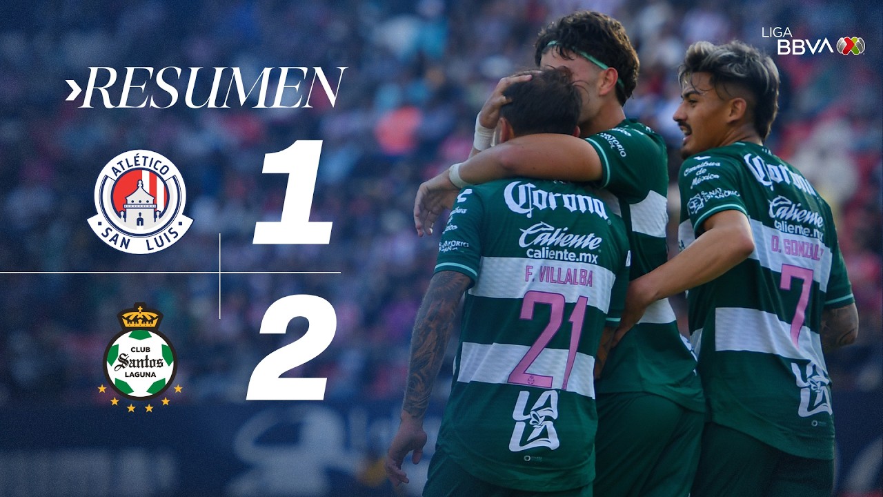 [멕시코 리가 MX] SAN LUIS 1-2 SANTOS J11 AP26 | ¡Otro triunfo para los Laguneros!