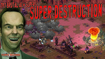 DEMO TRUCK CHRONO - 1v7 BRUTAL AI + SUPERS ( Command & Conquer - Yuri