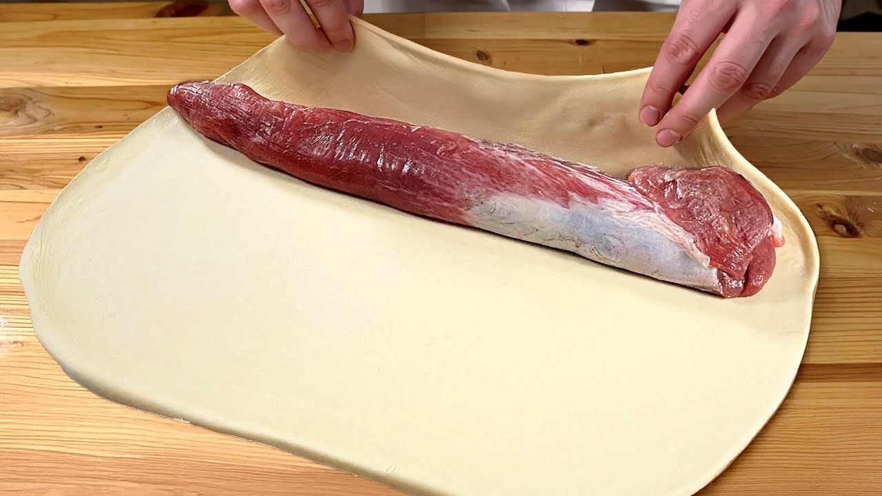 Ich mache diese Snack für jede Party!Freundin hat mir den Blätterteig-Trick & Schweinefilet gezeigt!