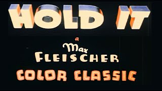 Hold It (1938) Remastered HD I Max Fleischer's Color Classics