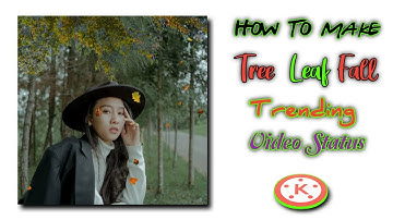 How to make tree 🌲 leaf fall video status | trending video status | Dekhe Sikhe