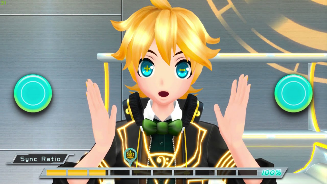 Project DIVA F2nd Playing with Len Patty cakes, 1st attempt