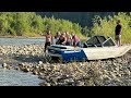 RIVER BOATING CHAOS! MASSIVE ROCKS IN SHALLOW WATER! STUCK ALL DAY.