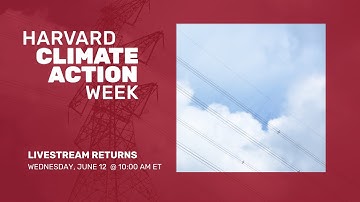 Harvard Climate Action Week @ The Studio | Wednesday, June 12