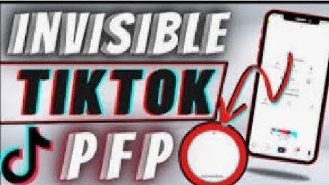 how to invisible #tiktok profile picture in easily??????...._______