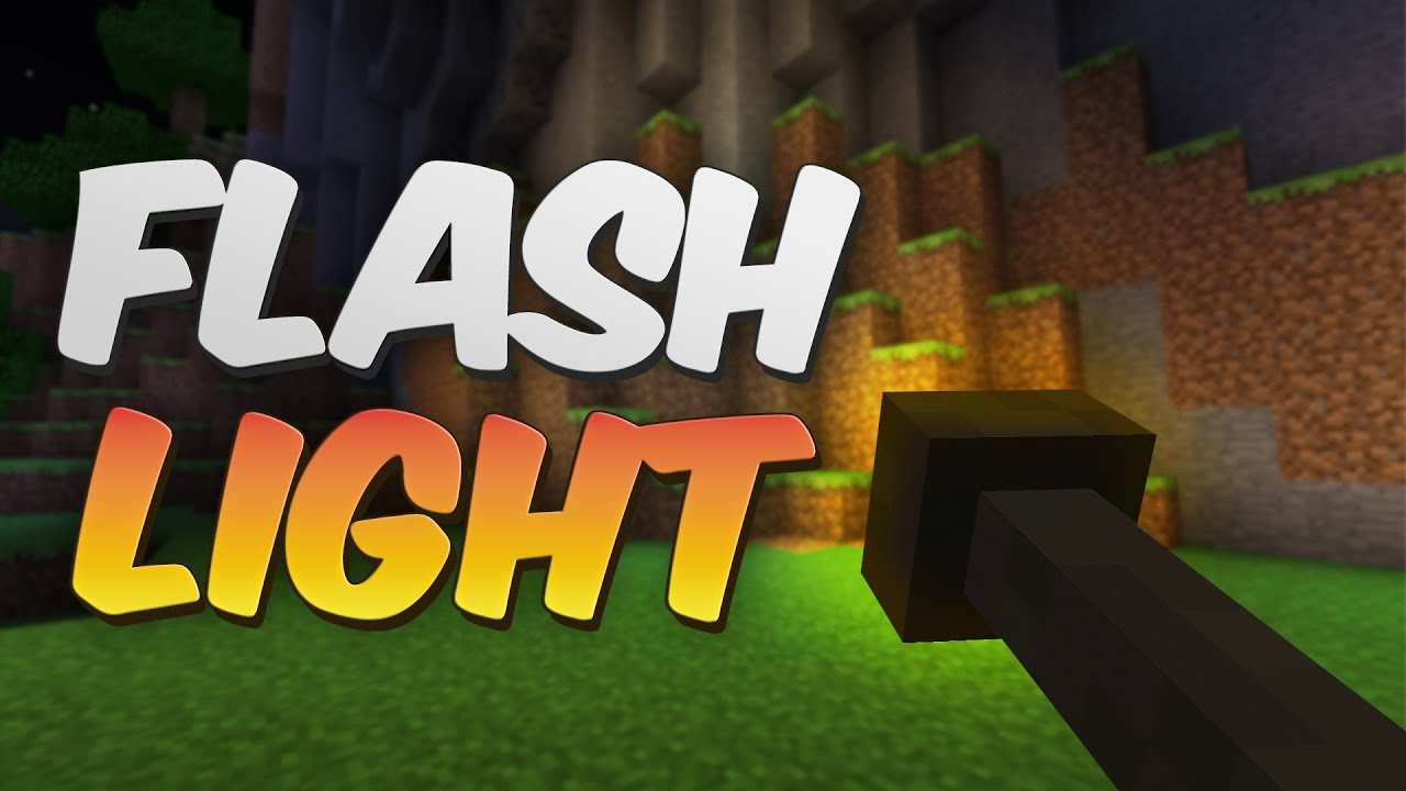 Realistic Flashlight In Minecraft Flashlight Mod Showcase YouTube