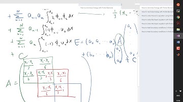 Deriving the Finite Element System of Equations for our example Part 3