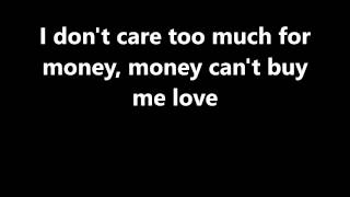 Lyrics~Can't Buy Me Love-Beatles