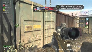 Crazy Trickshot Hitmarker with Reaction (MW3 Private Match)