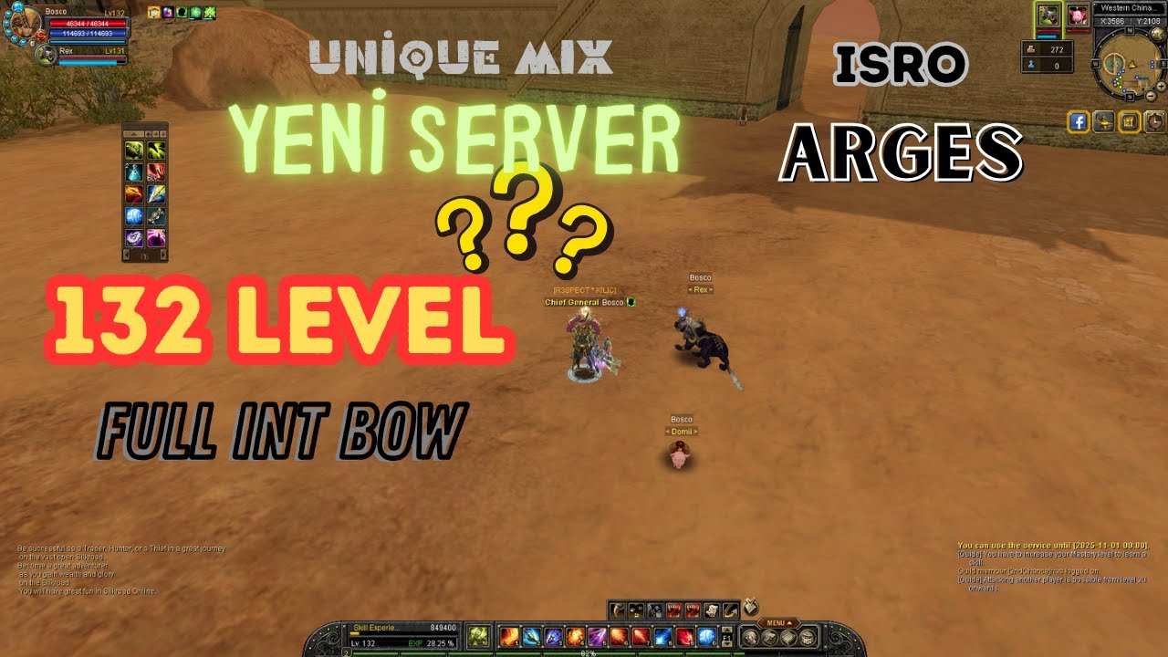 iSRO Yeni Server HEBE Geliyor ! 132 LVL Full Int Bow l iSRO Arges