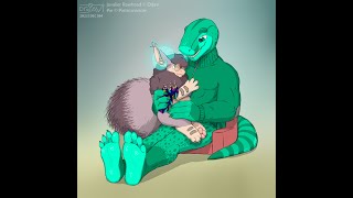 Dino cuddles