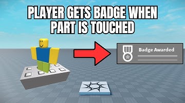 How To Make a PART GIVE A BADGE WHEN TOUCHED In Roblox Studio | Roblox Studio Guide