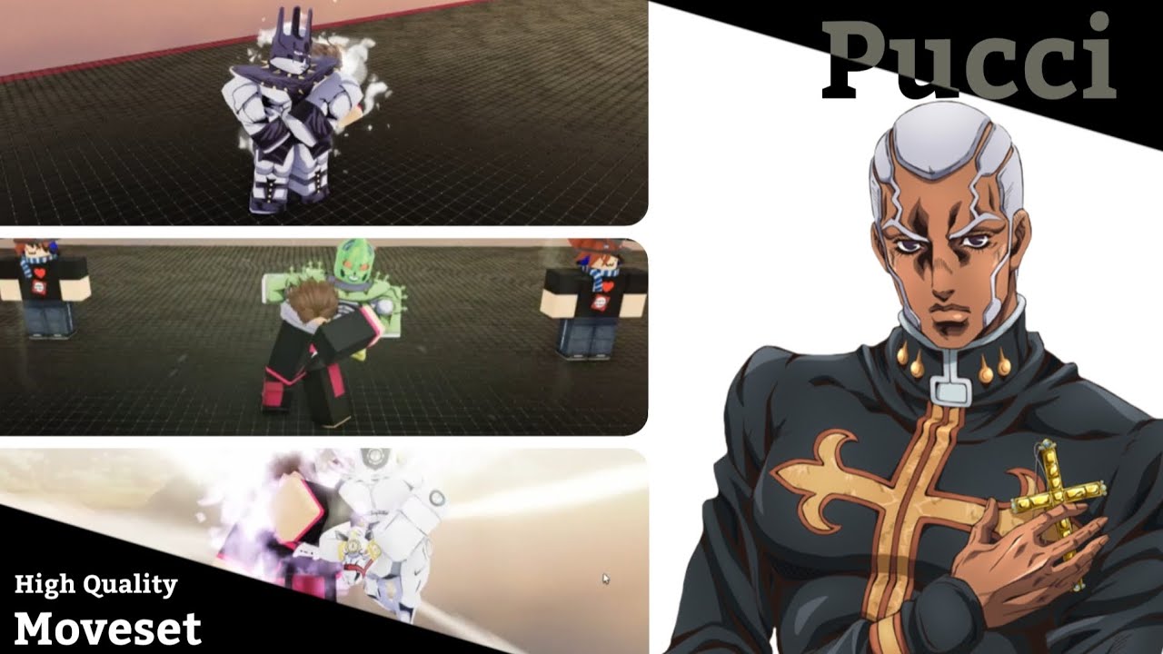 [JJS] High Quality Moveset Enrico Pucci | Roblox - YouTube