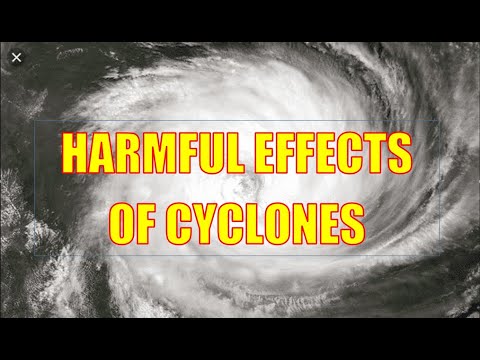 HARMFUL EFFECTS OF CYCLONES
