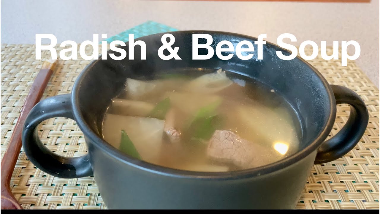 Korean Radish and Beef Soup [Easy recipe for Seogogi Mu Guk] YouTube