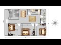 24 x 36 Floor Plan West Facing 3 bed rooms