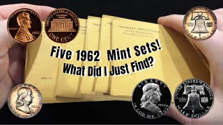 I opened five 1962 U.S. Proof Sets & found some surprises!