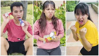 Beggar's walkie-talkie toy 😱🧑🏻 Linh Nhi #shorts LNS vs SH TikTok