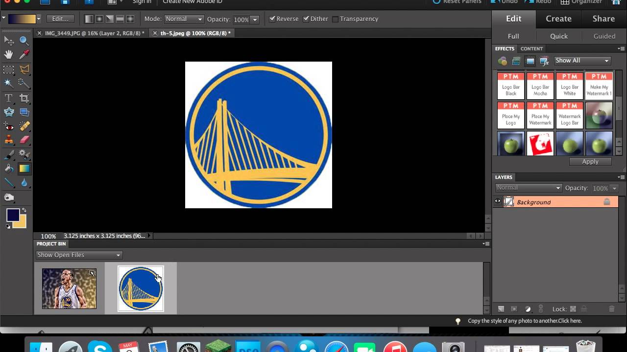 How to do a sports edit on PhotoShop Elements|PSE| - YouTube