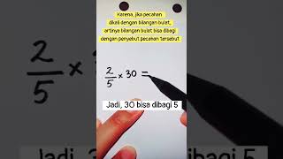 Perkalian pecahan #matematika #matematikasd #matematikadasar #belajar #shorts #guru #pecahan