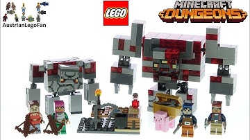 LEGO Minecraft Dungeons 21163 The Redstone Battle - Lego Speed Build Review