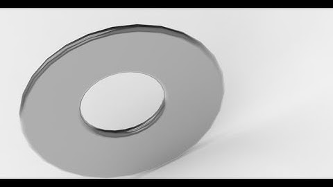 SIMPLE WASHER DESIGN IN CREO|| CREO MODELLING TUTORIALS