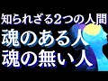 世の中には2種類の人間がいます～魂がある人と魂がない人～2つの人間の特徴と彼らが決定的に異なる理由【スピリチュアル】