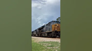 CSX Train Through Folkston Ga With NS Power Ft Railfanmicahproductions7212 