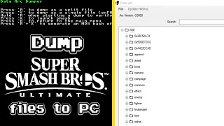 How to Dump Smash Ultimate data.arc How to Dump Smash Ultimate data.arc