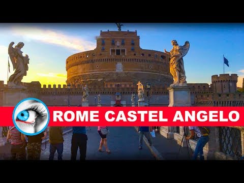 CASTEL SANT'ANGELO - SHORT TOUR - 4K TRAVEL GUIDE - ROME ITALY